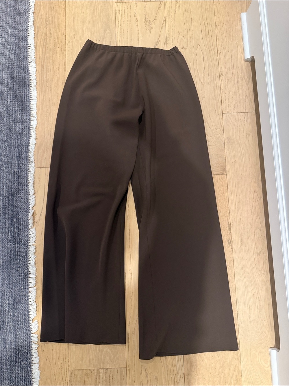 La Ligne Wide-Leg Pants in Dark Brown
